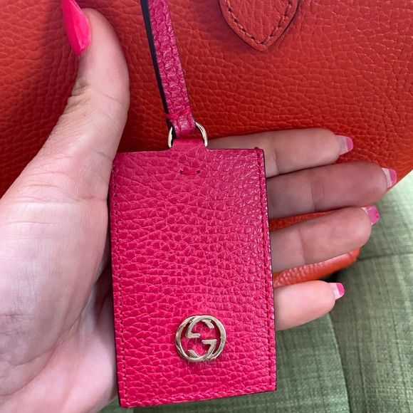 Gucci Orange/Pink Tote - Picture 5 of 12